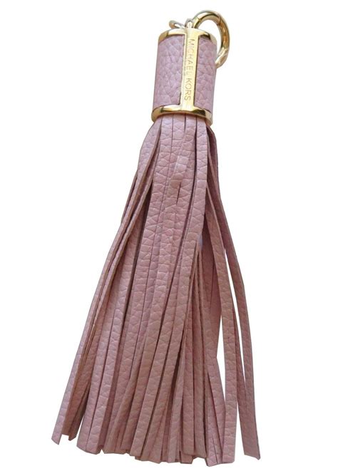 michael kors tassel key charms|Michael Kors Large Tassel Bag Charm Pink Leather Key Fob Chain.